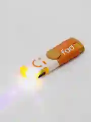 Горчичный зажигалка 3 в 1 с фонариком и спинером