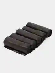 Черный пакет для мусора  5 рулонов  по 15шт