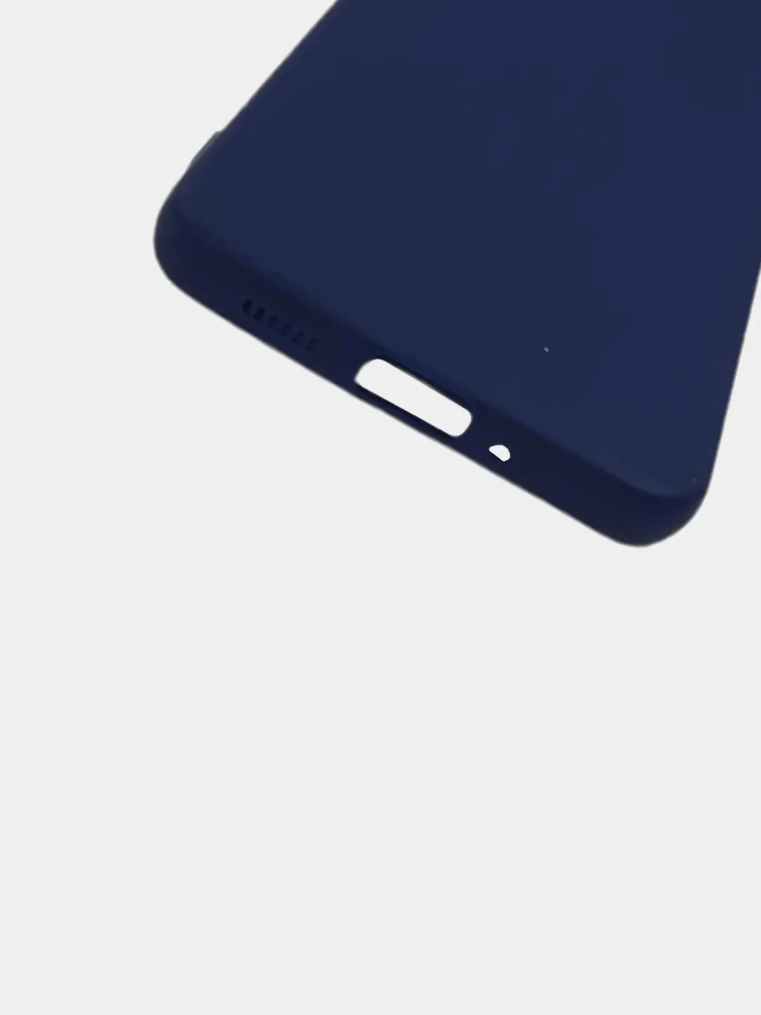 Темно-синий чехол Samsung Galaxy A33 5G / Самсунг Галакси А33 5Г, силиконовый, цветной, матовый