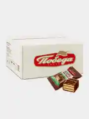Конфеты вафельные Победа вкуса "Чаржед" в горьком шоколаде, без добавления сахара, 1,5 кг