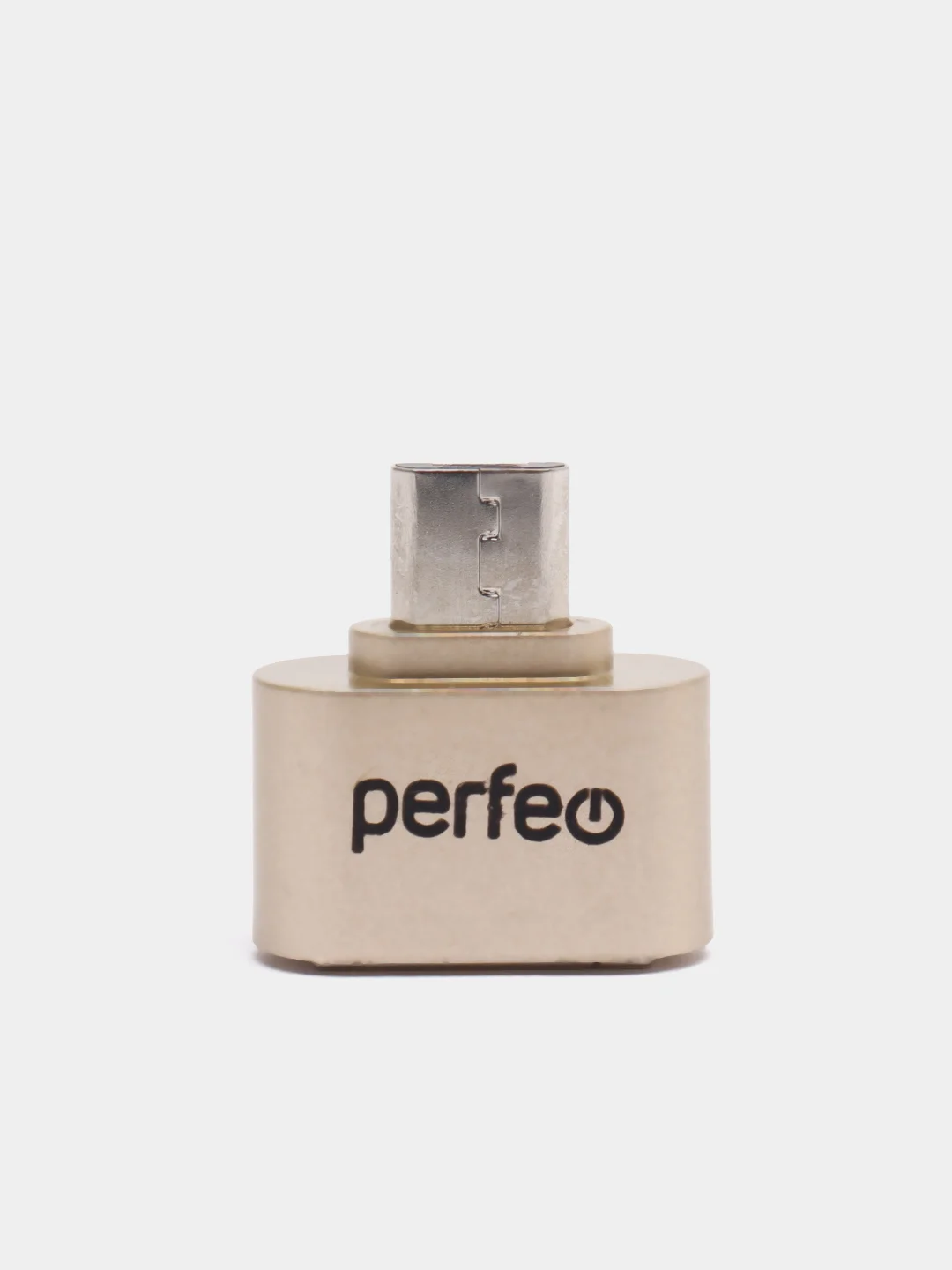 Золотой адаптер USB OTG Perfeo, PF-VI-O003