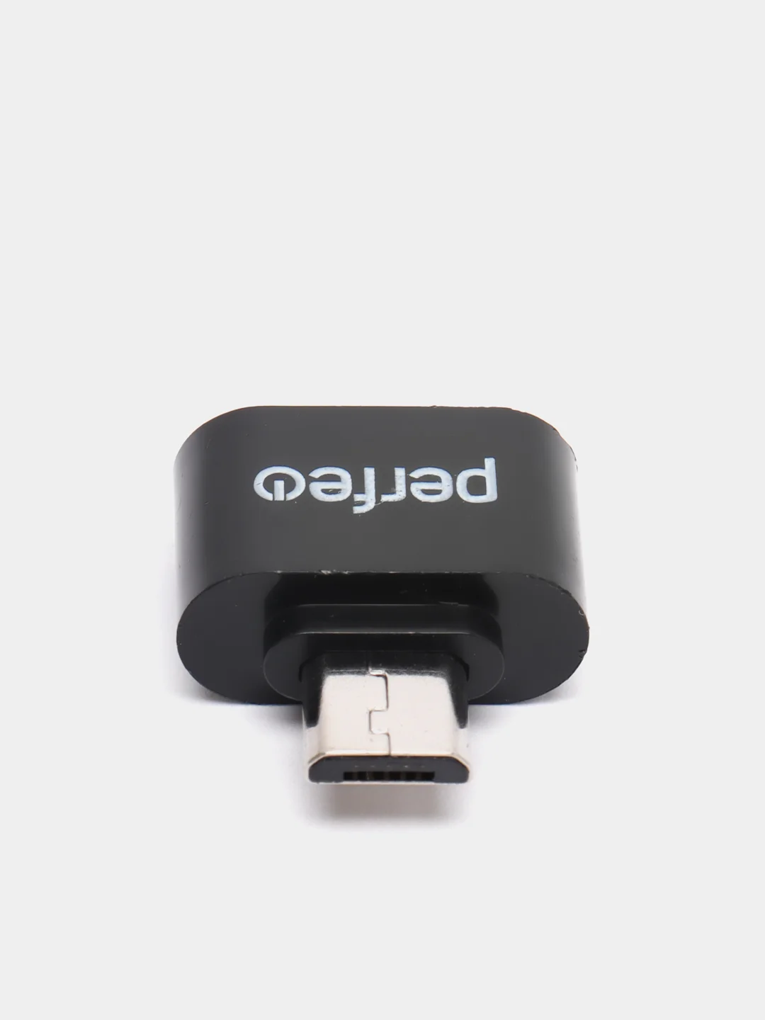 Черный perfeo adapter USB на micro USB c OTG, PF-VI-O010