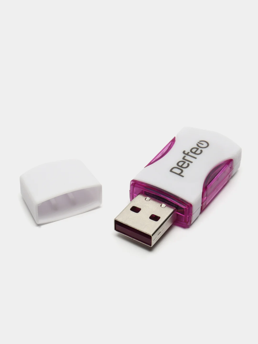 Фиолетовый perfeo Card Reader Micro SD, PF-VI-R024