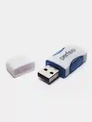 Синий perfeo Card Reader Micro SD, PF-VI-R024