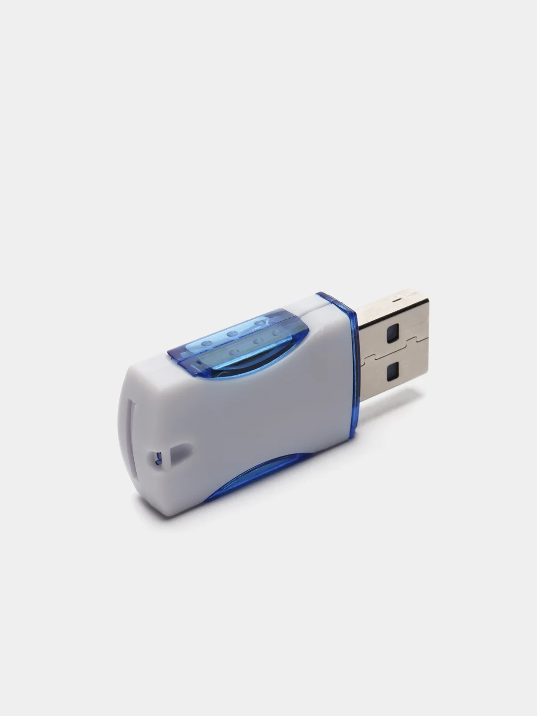 Синий perfeo Card Reader Micro SD, PF-VI-R024
