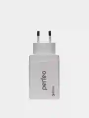 Сетевое зарядное устройство Perfeo Fast 2 с разъемом 2 x USB, QC3.0, белое, PFA4141