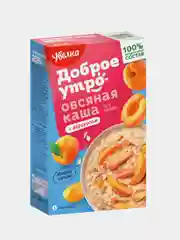 Каша быстрого приготовления Увелка, овсяная, с абрикосом, 5 х 40 г
