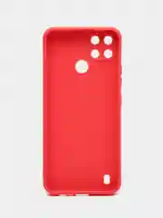 Коралловый чехол Realme C21Y / C25Y силиконовый с защитой камеры ( Реалми С21У С25У )