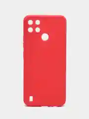 Коралловый чехол Realme C21Y / C25Y силиконовый с защитой камеры ( Реалми С21У С25У )