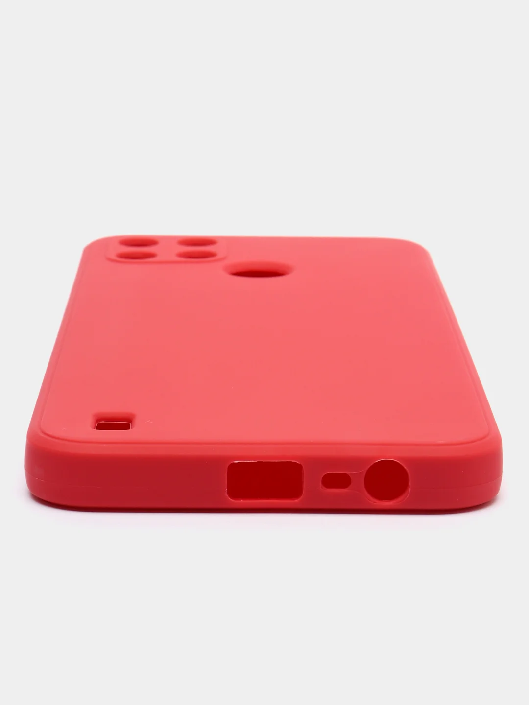 Коралловый чехол Realme C21Y / C25Y силиконовый с защитой камеры ( Реалми С21У С25У )
