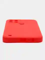 Красный чехол Realme C21Y / C25Y силиконовый с защитой камеры ( Реалми С21У С25У )