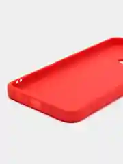 Красный чехол Realme C21Y / C25Y силиконовый с защитой камеры ( Реалми С21У С25У )