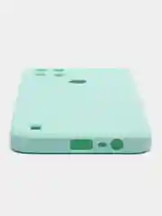 Мятный чехол Realme C21Y / C25Y силиконовый с защитой камеры ( Реалми С21У С25У )