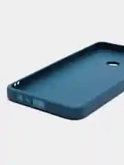 Синий чехол Realme C21Y / C25Y силиконовый с защитой камеры ( Реалми С21У С25У )