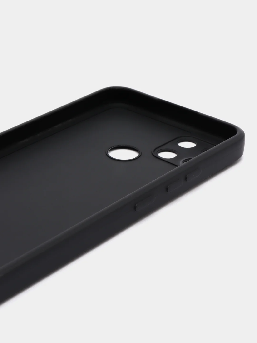 Тёмно-зелёный чехол Realme C21Y / C25Y силиконовый с защитой камеры ( Реалми С21У С25У )