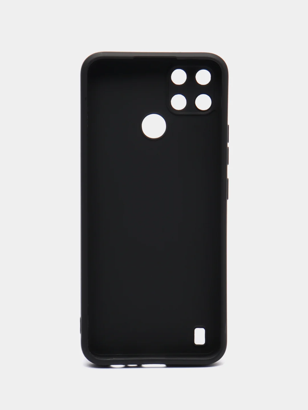 Тёмно-зелёный чехол Realme C21Y / C25Y силиконовый с защитой камеры ( Реалми С21У С25У )