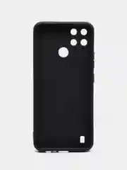 Тёмно-зелёный чехол Realme C21Y / C25Y силиконовый с защитой камеры ( Реалми С21У С25У )