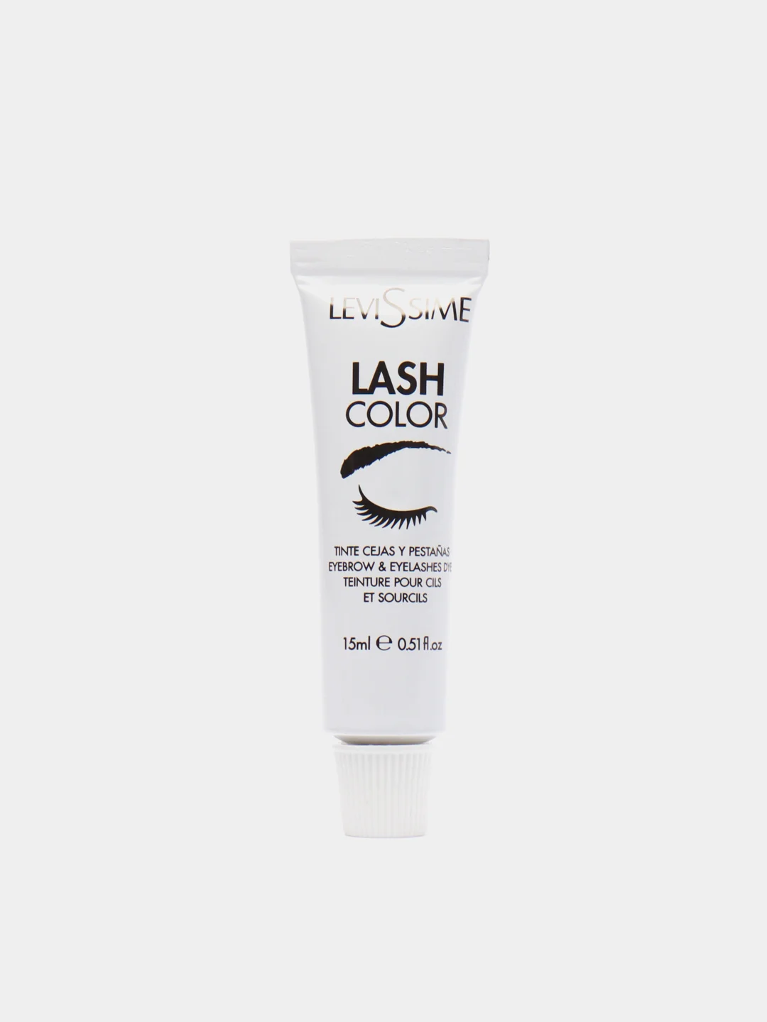 Краска для бровей и ресниц Levissime "Lash Color", светло-коричневый 7-7, 15 мл