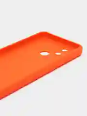 Оранжевый чехол Realme C21Y / C25Y силиконовый с защитой камеры ( Реалми С21У С25У )
