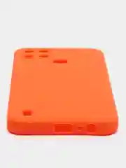 Оранжевый чехол Realme C21Y / C25Y силиконовый с защитой камеры ( Реалми С21У С25У )