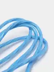 Синий меланж светящийся USB кабель для Iphone, Android micro USB Type-C Lightning