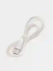 Серебряный светящийся USB кабель для Iphone, Android micro USB Type-C Lightning