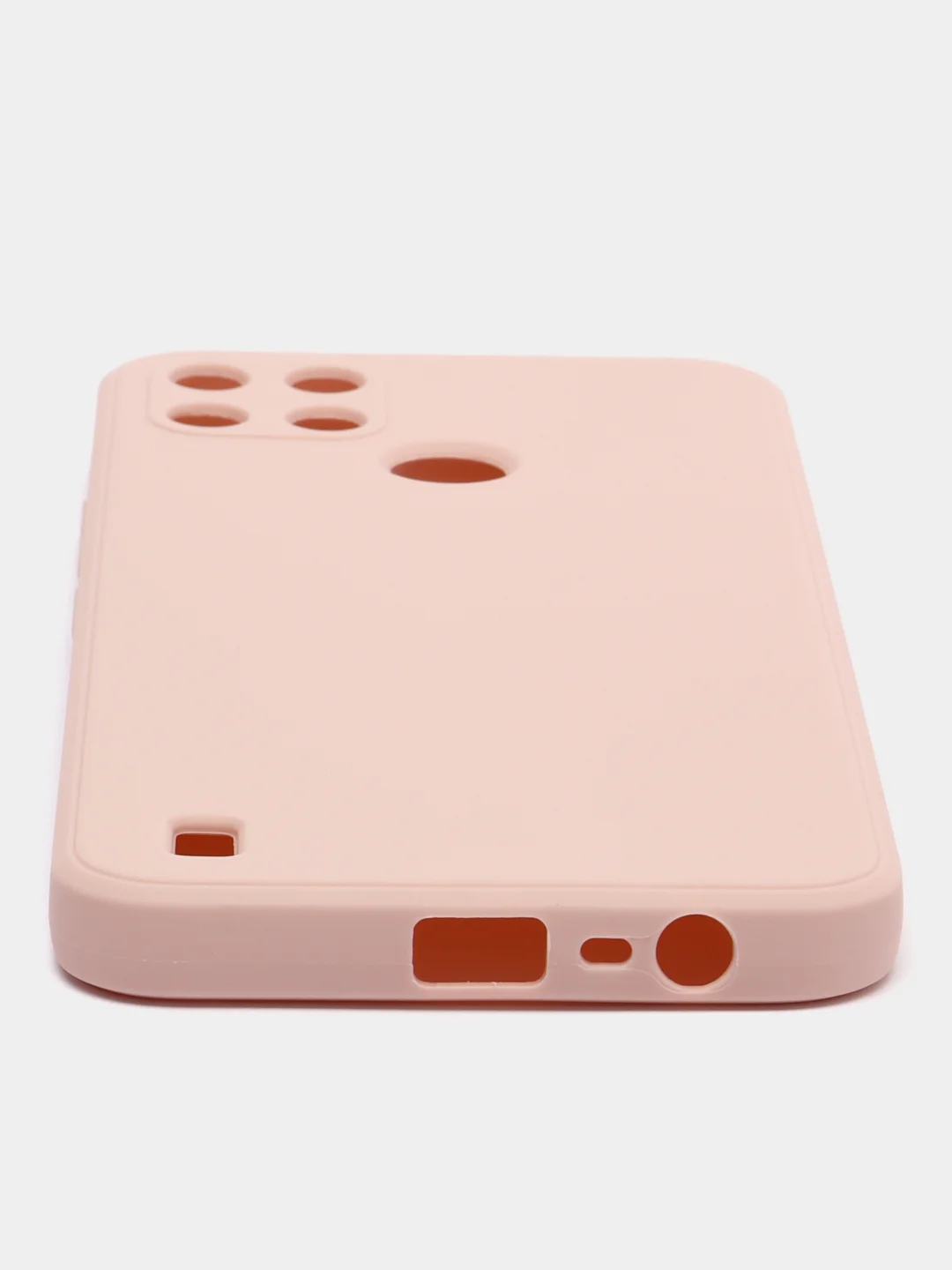 Пудровый чехол Realme C21Y / C25Y силиконовый с защитой камеры ( Реалми С21У С25У )
