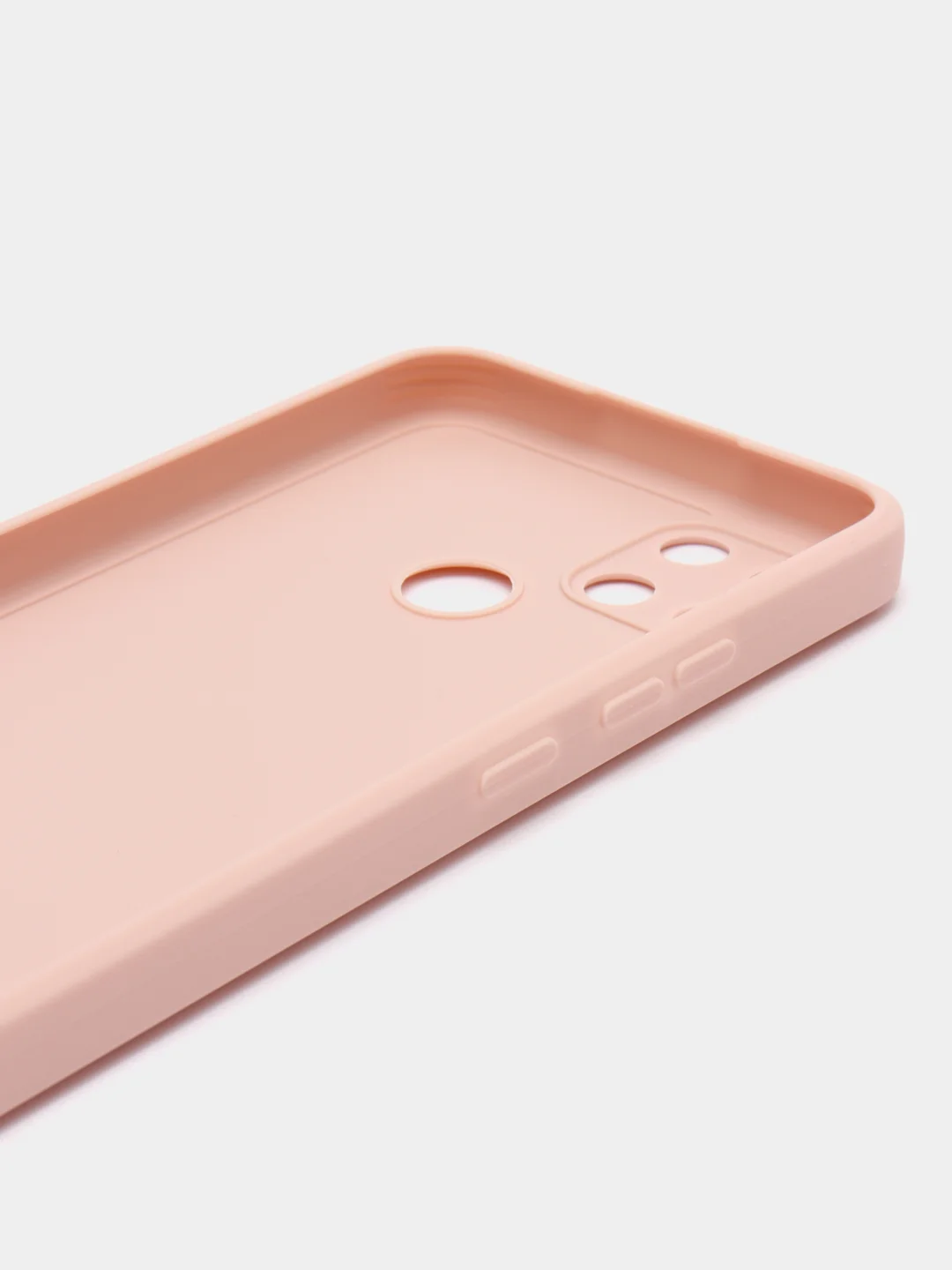 Пудровый чехол Realme C21Y / C25Y силиконовый с защитой камеры ( Реалми С21У С25У )