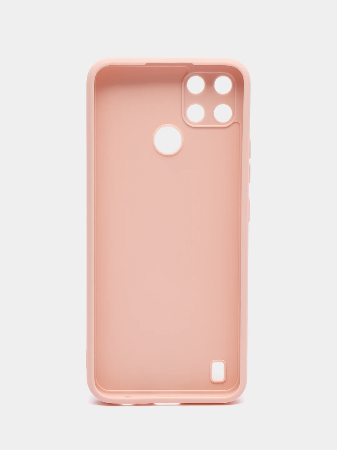 Пудровый чехол Realme C21Y / C25Y силиконовый с защитой камеры ( Реалми С21У С25У )