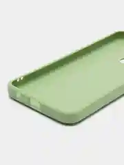 Зеленый чехол Realme C21Y / C25Y силиконовый с защитой камеры ( Реалми С21У С25У )