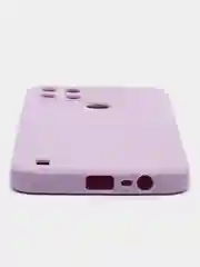 Лавандовый чехол Realme C21Y / C25Y силиконовый с защитой камеры ( Реалми С21У С25У )