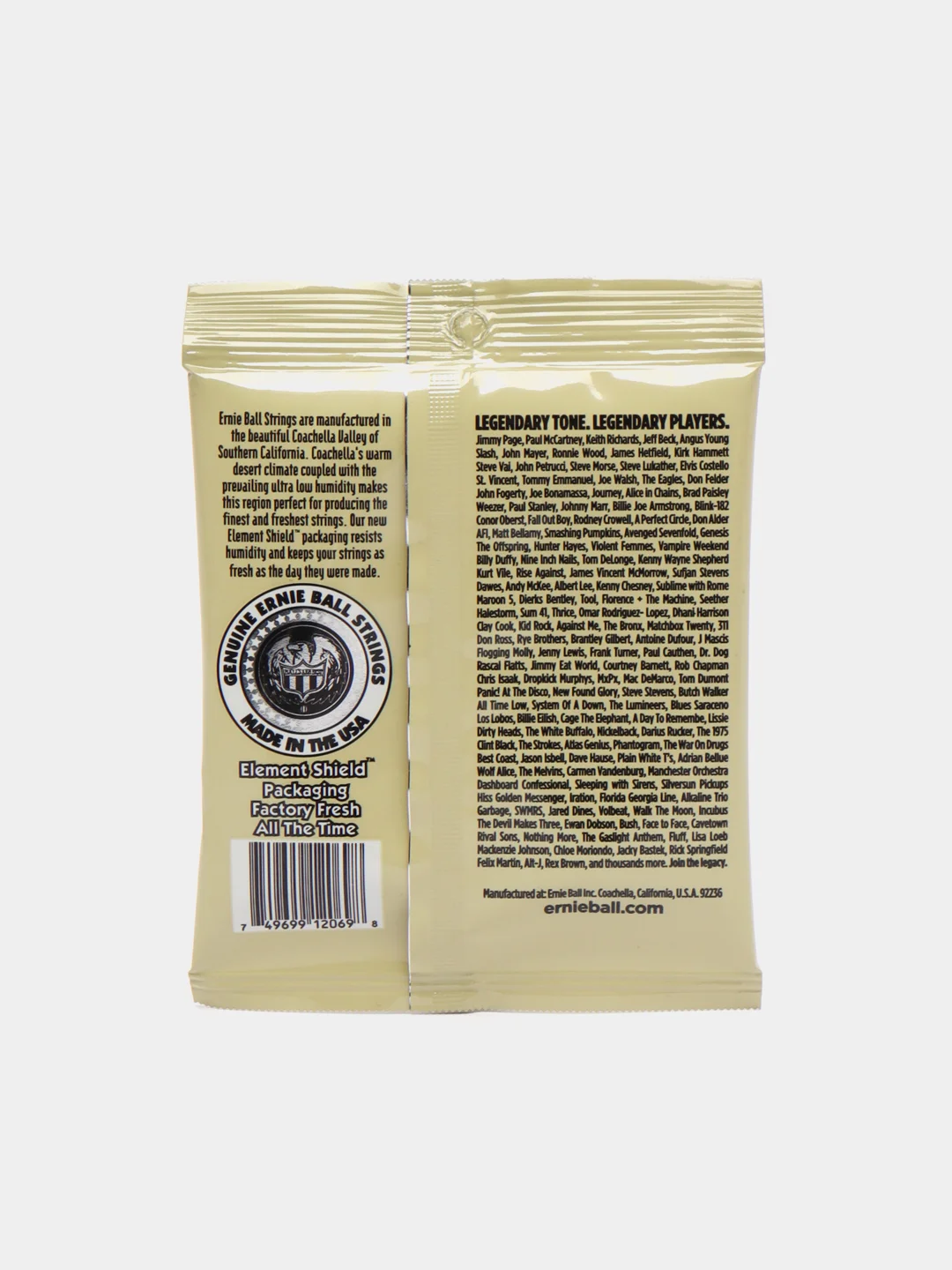 Струны для классической гитары Ernie Ball P02069, бронза, с шариком на конце