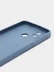 Синий меланж чехол Realme C21Y / C25Y силиконовый с защитой камеры ( Реалми С21У С25У )