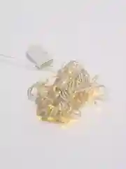 Белый гирлянда-нить прозрачная, 100 LED, 8 режимов, 10 м