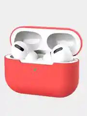 Красный силиконовый чехол для наушников AirPods Pro