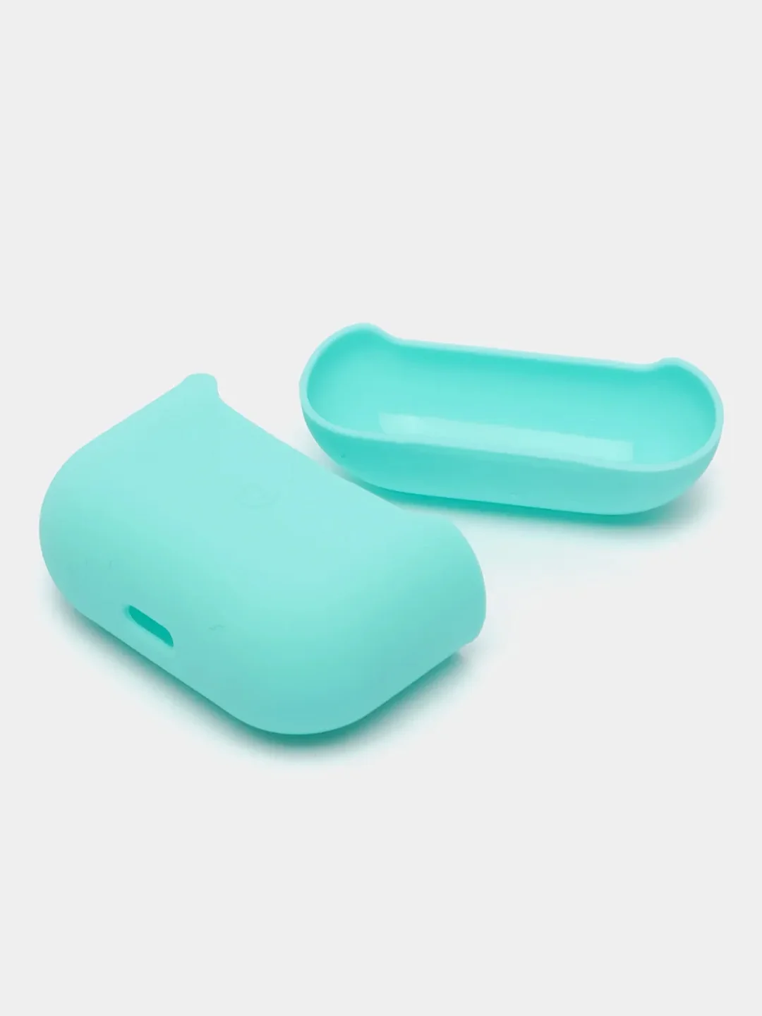 Бирюзовый силиконовый чехол для наушников AirPods 3 ( аирподс 3)