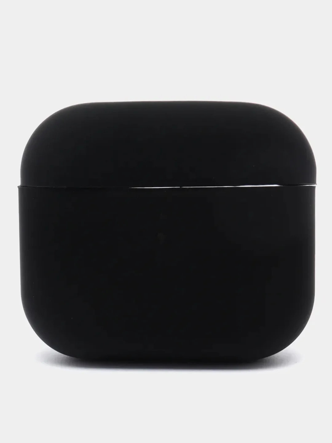 Черный силиконовый чехол для наушников AirPods 3 ( аирподс 3)