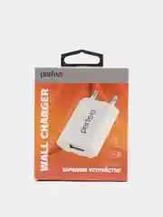 Сетевое зарядное устройство с разъемом USB Perfeo, 1А, белый, I4605