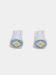 Лампы габаритные, белые, LED W5W, один диод