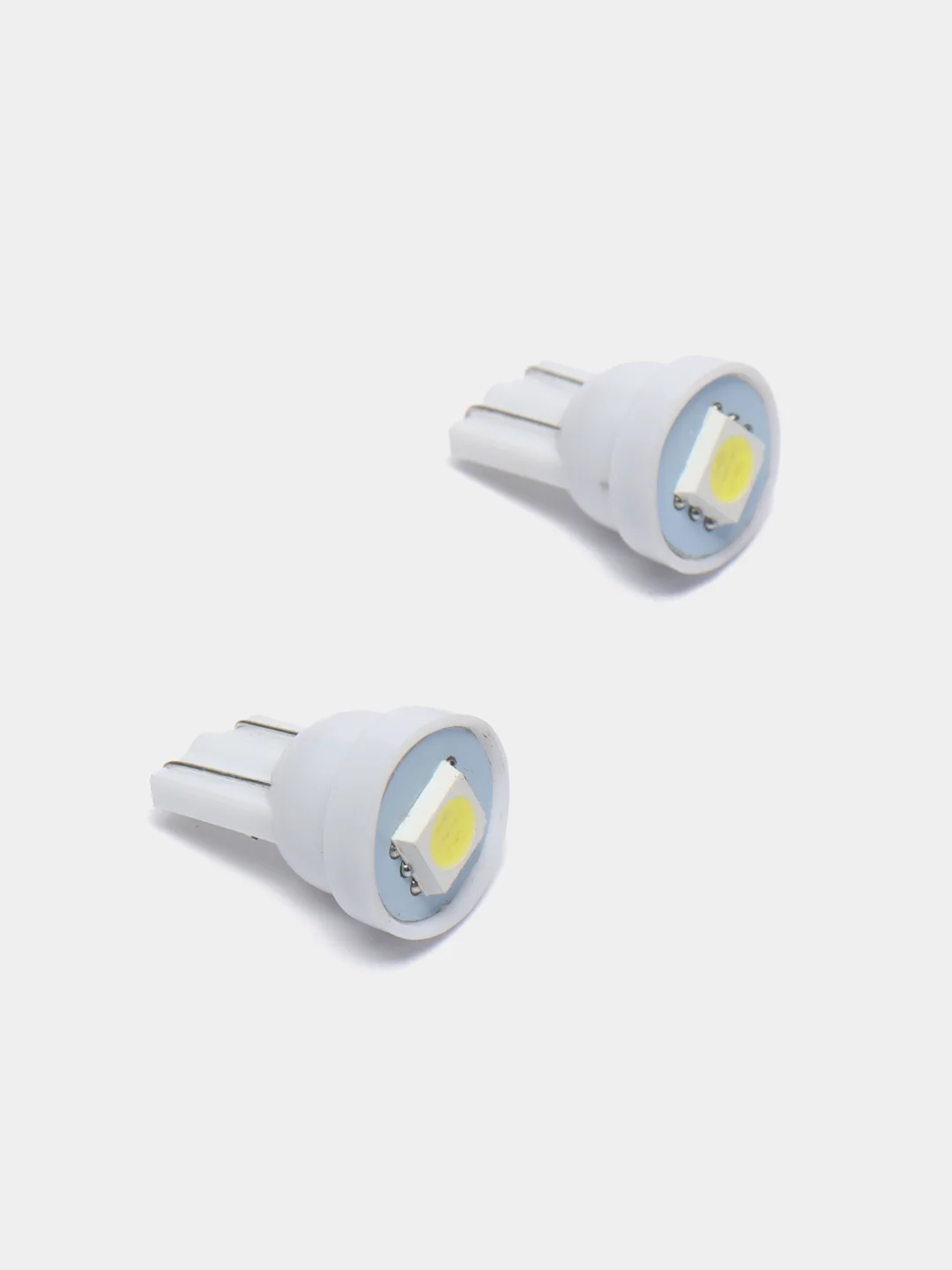 Лампы габаритные, белые, LED W5W, один диод