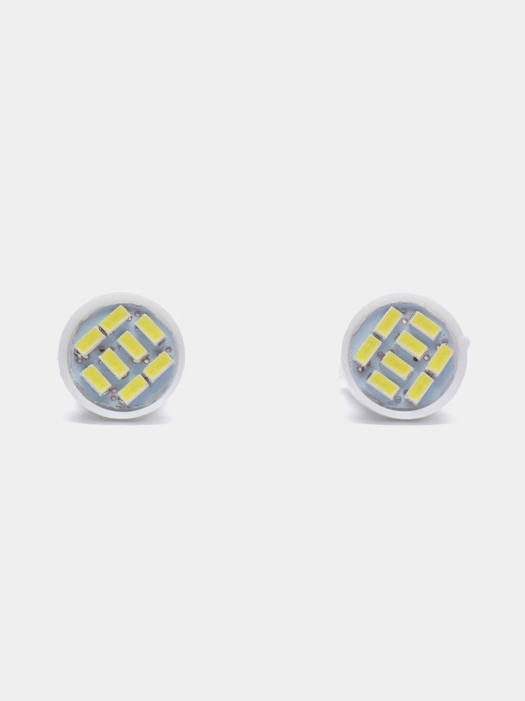 Лампы габаритные, белые, LED W5W, 8 диодов