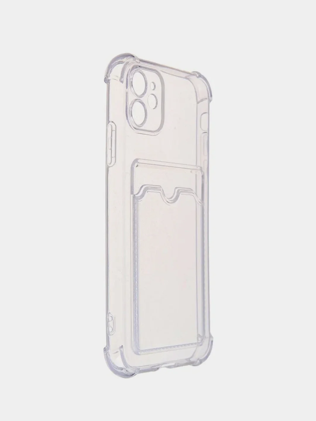 Чехол с карманом для карт iPhone 12 Pro, 11, XR, 7+