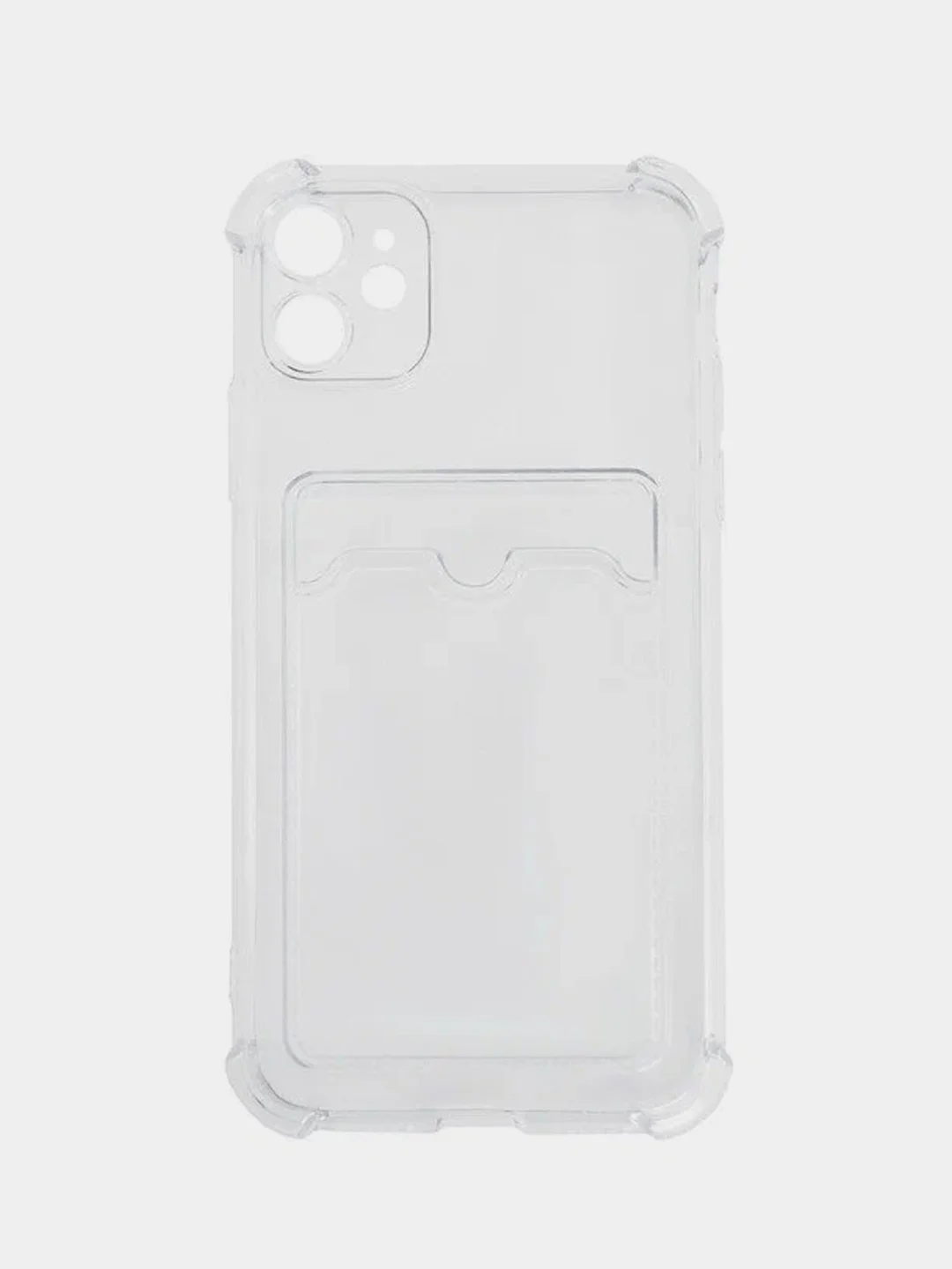 Чехол с карманом для карт iPhone 12 Pro, 11, XR, 7+