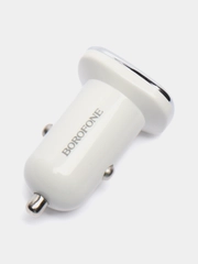 Автомобильное зарядное устройство, Borofone BZ12, 2 USB выхода, 2.4А в прикуриватель