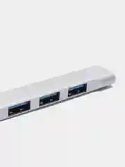 Серебряный usb-концентратор