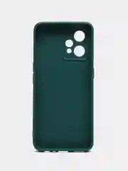 Тёмно-зелёный чехол для Realme 9 Pro Plus, Realme 9 4G (Реалми 9 4Г, 9 Про Плюс), силиконовый