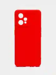 Красный чехол для Realme 9 Pro Plus, Realme 9 4G (Реалми 9 4Г, 9 Про Плюс), силиконовый