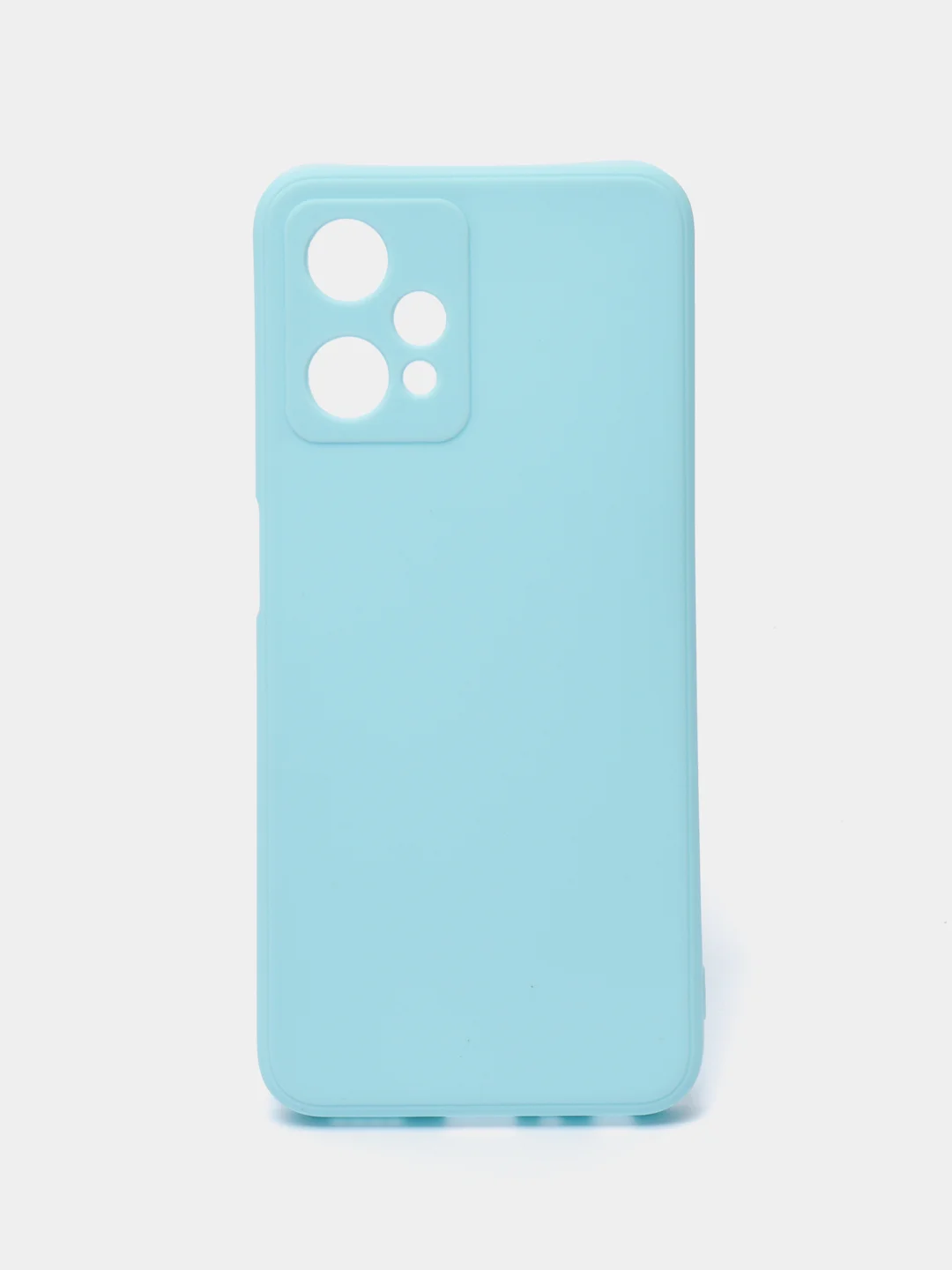 Голубой чехол для Realme 9 PRO, Realme 9 5G (Реалми 9 Про, Реалми 9 5Г), силиконовый