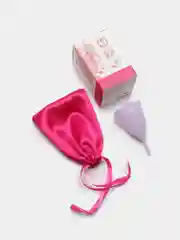 Конфетный менструальная чаша с мешочком для хранения