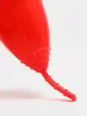 Красный менструальная чаша с мешочком для хранения